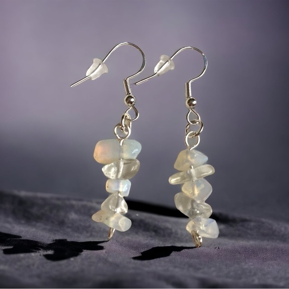 Opalite dangle earrings - Picture 1 of 1